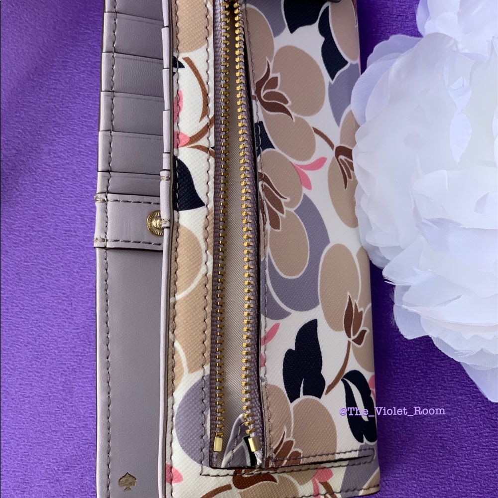 ▪️KATE SPADE▪️Breezy Floral Cameron Slim Wallet - Picture 6 of 7